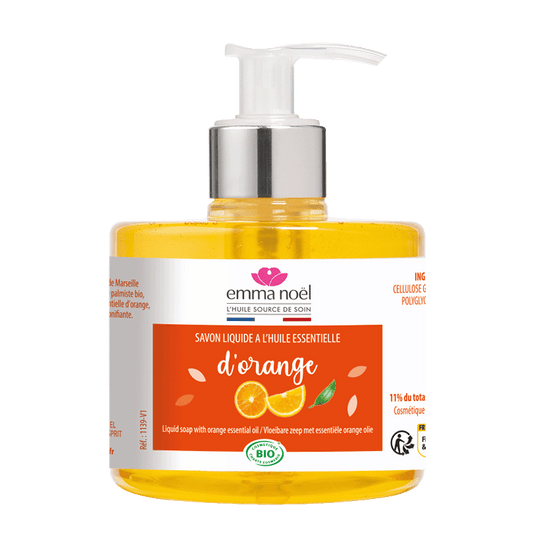 Emma Noël -- Savon liquide he orange bio - 300 mL